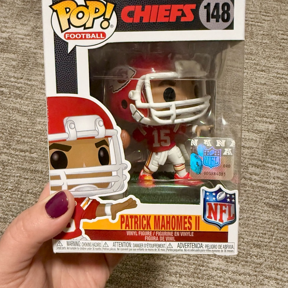 Funko Pop! Vinyl Football Kansas City Chiefs Patrick Mahomes II Figure
